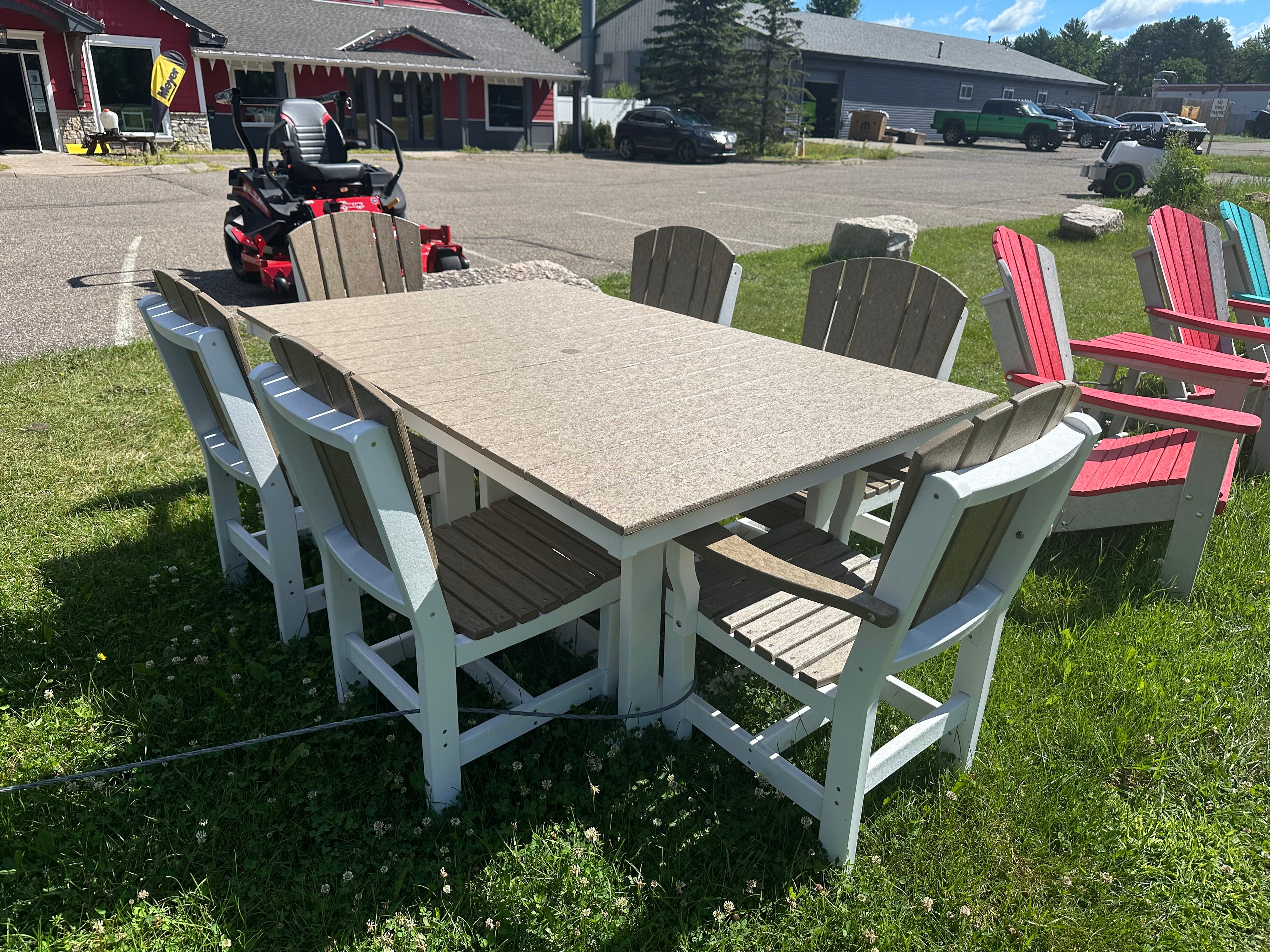 7-piece 44"X72" Dining Table Set