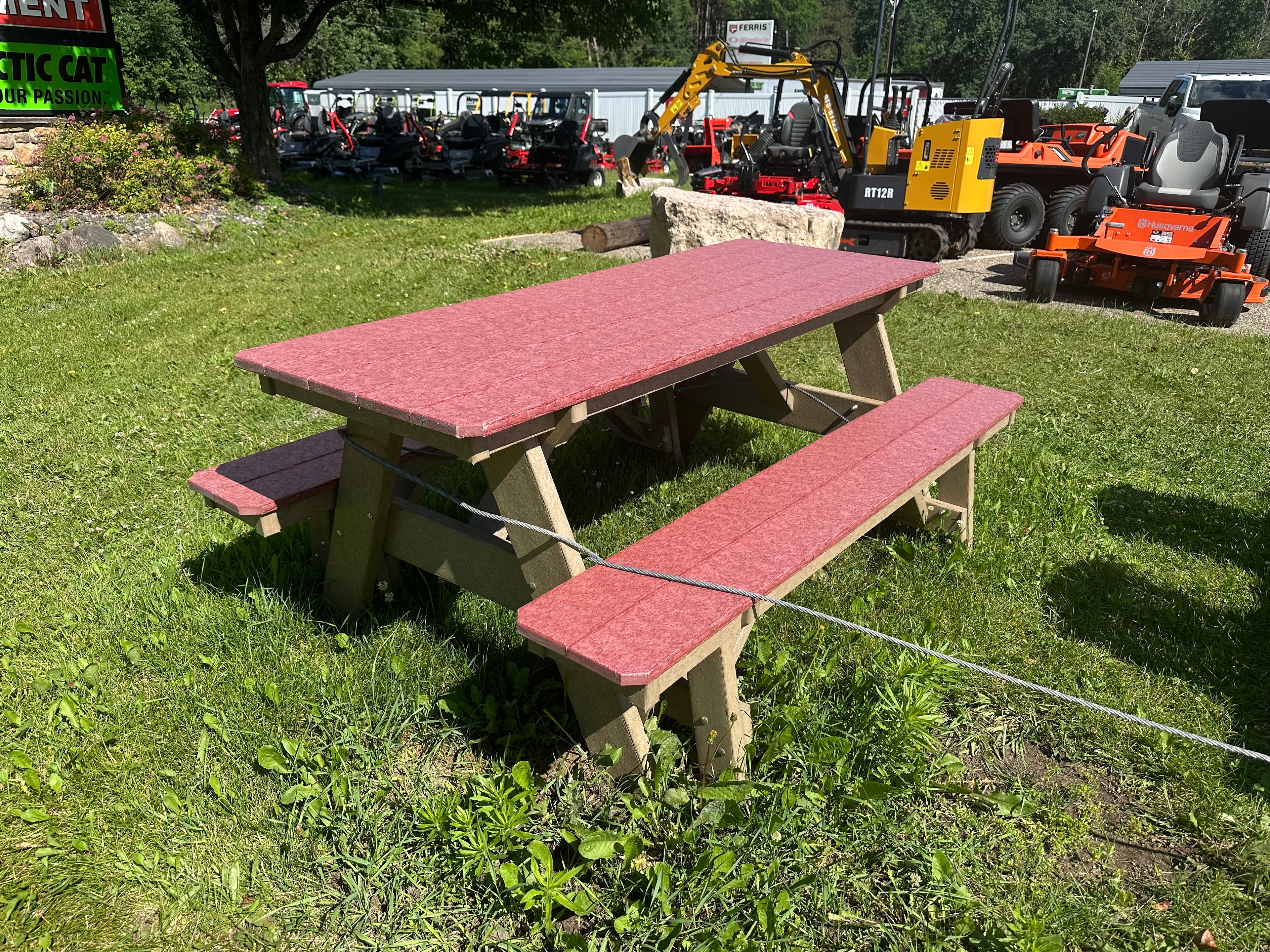 72" Picnic Table w/ Detached Benches