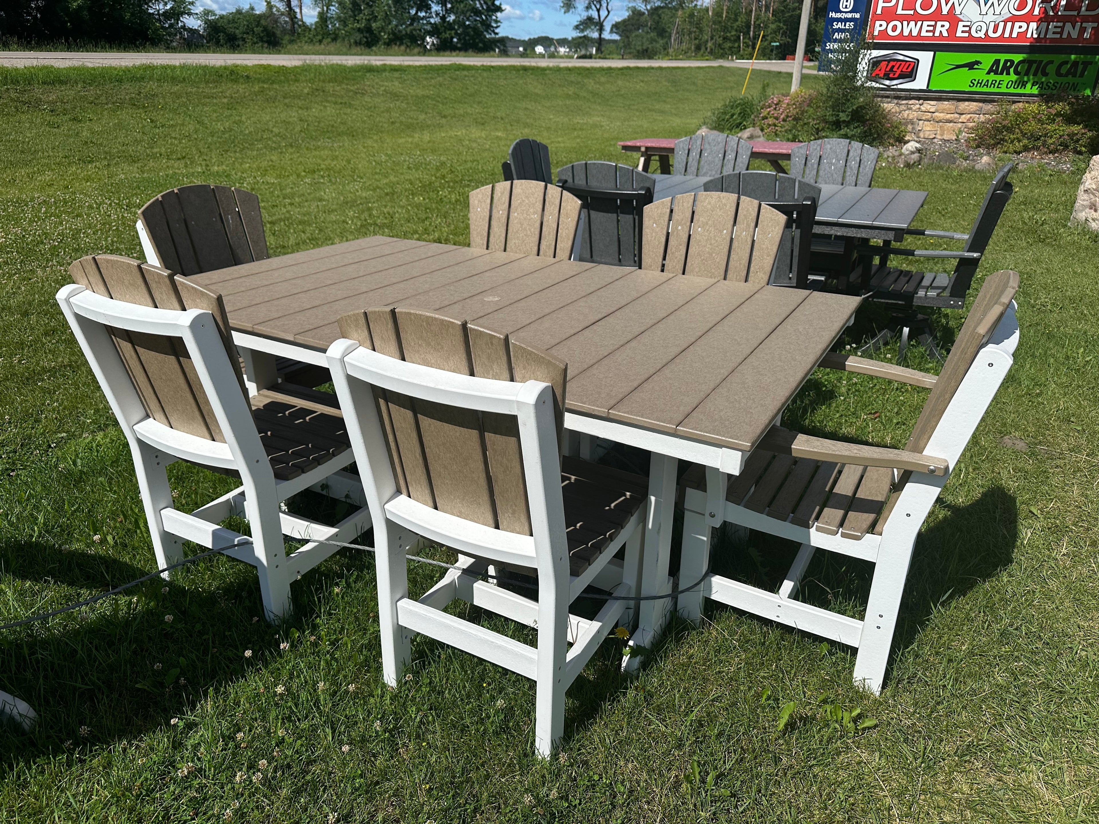 7-piece 44"X72" Dining Table Set